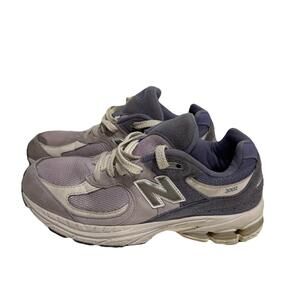 New Balance 2002 Sneakers‎ GC2002PK Mesh Purple White Girls Size 7